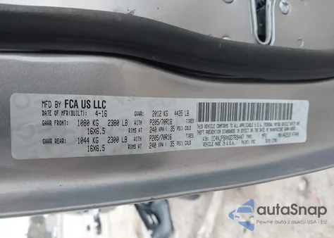 2016 Jeep Patriot Sport z USA, uszkodzony, nr VIN 1C4NJPBAXGD769447